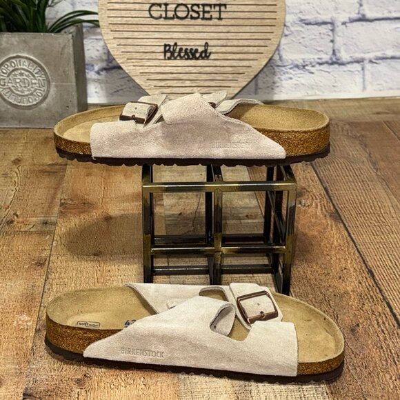 Birkenstock Arizona Suede Leather - New with Tags - Picture 3 of 6